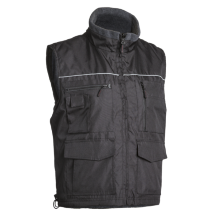 COVERGUARD CARISTE, Vestă reversibilă din poliester Oxford, cu căptușeală fleece 280 g/mp [1]