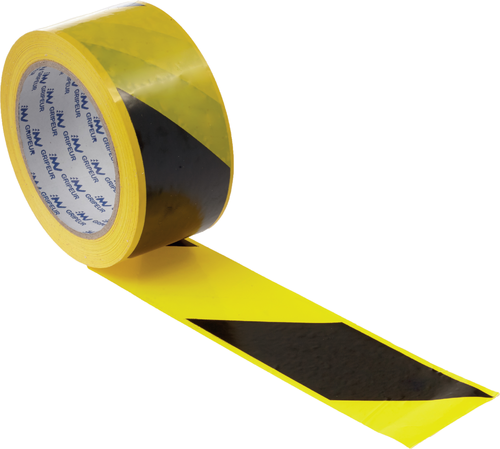 COVERGUARD HALIKI, Bandă de semnalizare galben-negru, 200 m x 7 cm [2]