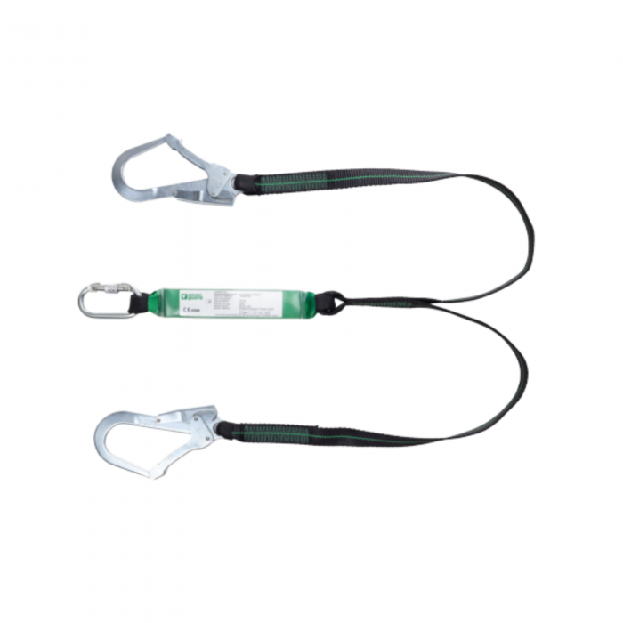 COVERGUARD LAURUS 7LAUR10, mijloc de legătură dublu cu absorbitor de energie, chingă 30 mm, carabine oțel [1]