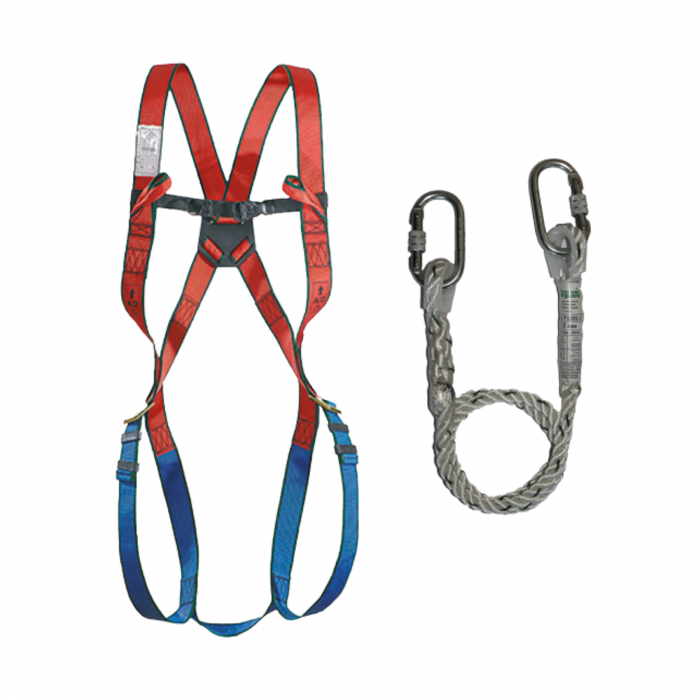 COVERGUARD MEWP KIT 7MEWP10, set complet anticădere pentru platforme mobile, centură și mijloc de legătură 1,5 m [2]