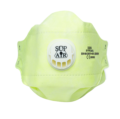 COVERGUARD MO23385 – Mască protecție respiratorie FFP3 NR D cu supapă, formă pliabilă 3D [Cutie 20 de bucăți] [1]
