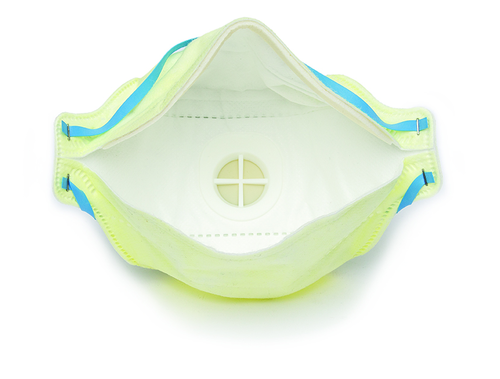 COVERGUARD MO23385 – Mască protecție respiratorie FFP3 NR D cu supapă, formă pliabilă 3D [Cutie 20 de bucăți] [2]