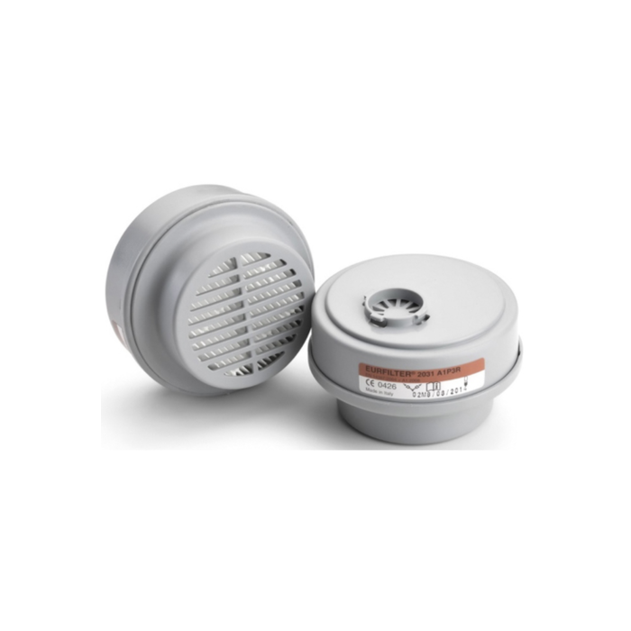 COVERGUARD MOGAN20130 – Cartuș filtrant A1P3R pentru semimăștile ETNA și PANAREA TWIN cu racord baionetă EN 14387/EN 143 [1]