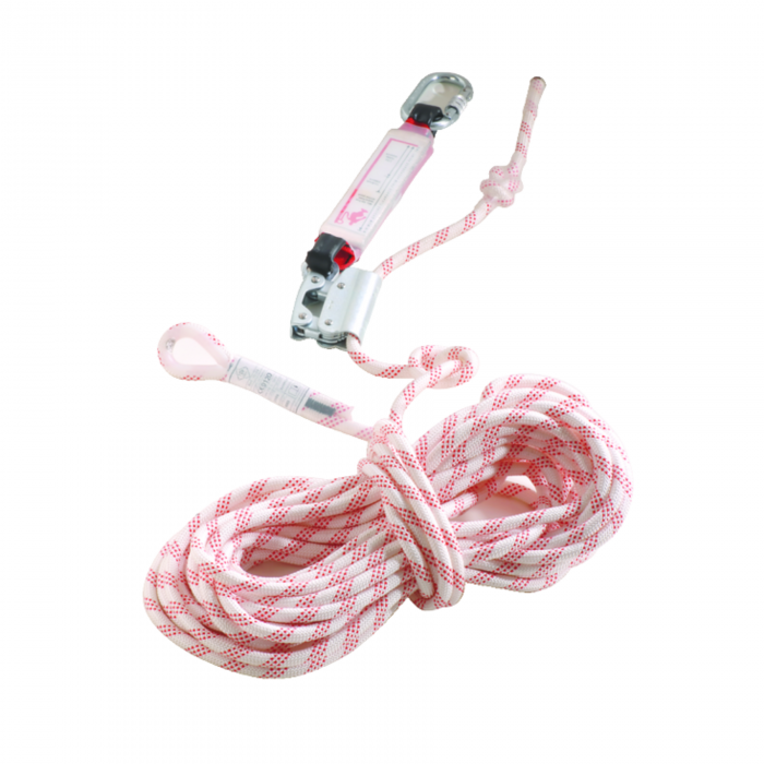 COVERGUARD NEOTTIA, set opritor de cădere cu frânghie 20 m și carabină oțel [1]