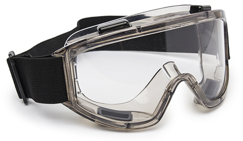 COVERGUARD OMEGA, ochelari etanși tip goggle, lentilă incoloră policarbonat, tratamente anti-aburire (N) / anti-zgârieturi (K), ventilație indirectă, OTG [3]