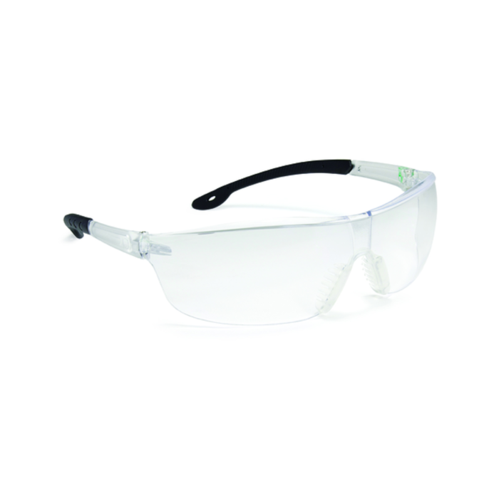 COVERGUARD RHO, ochelari de protecție cu lentilă policarbonat incoloră / fumurie, tratamente anti-aburire (N) și anti-zgâriere (K), design panoramic [1]