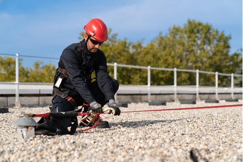 COVERGUARD SARPO, linia vieții cu ancorare orizontală temporară, 20 m [9]
