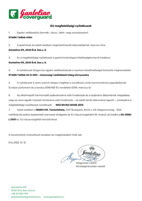 COVERGUARD TARNA WINTER CI S3, Bocanci de protectie îmblăniți din piele, bombeu compozit, lamelă antiperforație, fețe hidrofobizate, talpă SRC [4]