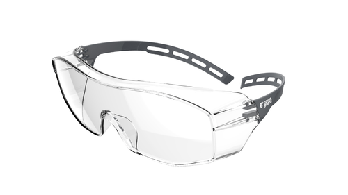 COVERGUARD TIGER FIRST OTG, supra-ochelari de protecție cu lentilă incoloră / fumurie, tratament anti-zgârieturi (AS), compatibili cu ochelari de vedere [2]