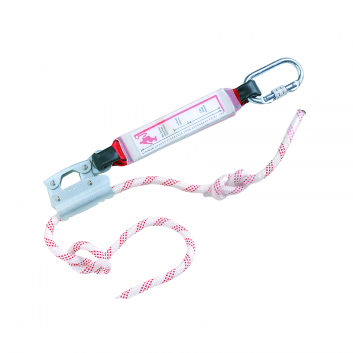 COVERGUARD VIOLA, set opritor de cădere cu frânghie 10 m și carabină oțel [2]