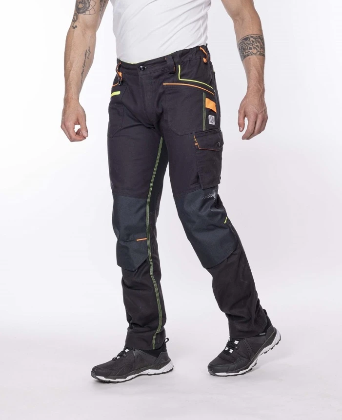 CREATRON, Pantaloni de lucru din bumbac Amalytton cu inserții TABIFLEX și Oxford, 250 g/mp [3]