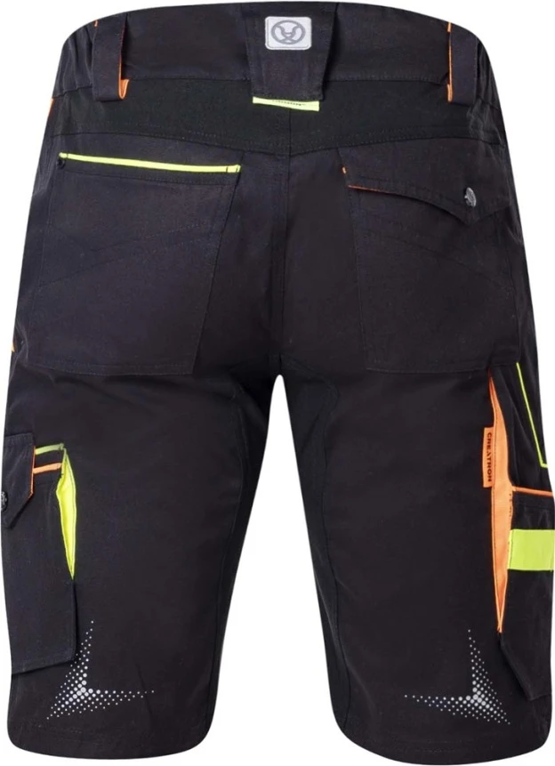 CREATRON, Pantaloni scurți de lucru din bumbac Amalytton cu inserții TABIFLEX, 250 g/mp [5]