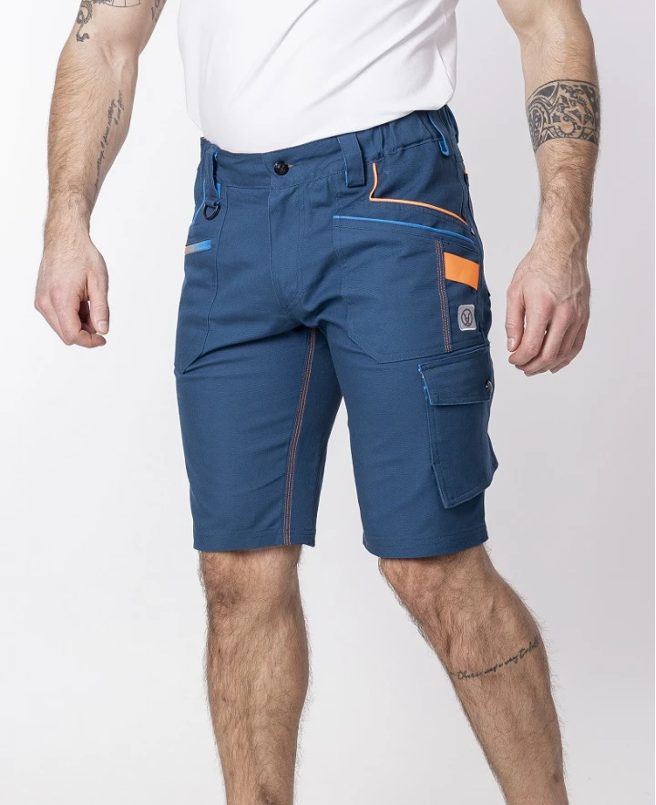 CREATRON, Pantaloni scurți de lucru din bumbac Amalytton cu inserții TABIFLEX, 250 g/mp [2]