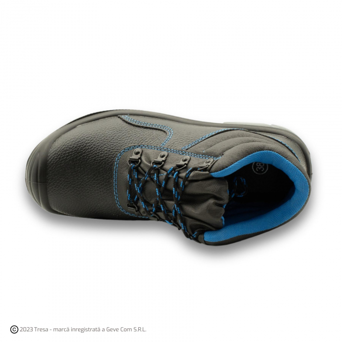 DALAS S3, Bocanc de protectie cu bombeu din otel, lamela antiperforatie, fete hidrofobizate, talpa SRC [7]