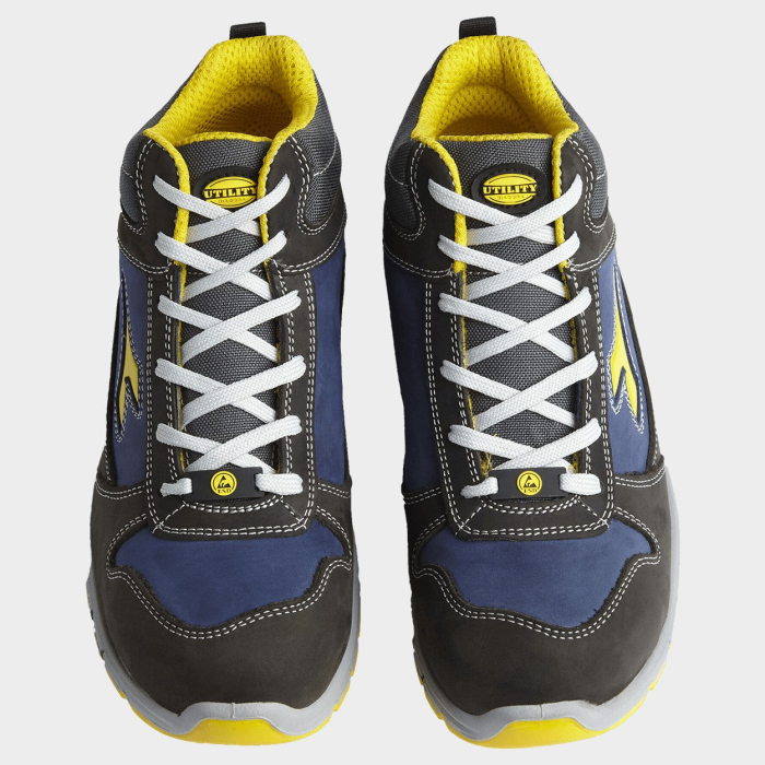 Diadora Run II Hi S3 SRC ESD, Bocanci de protectie din nubuck hidrofug, cu bombeu otel [3]