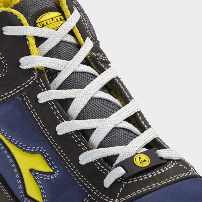 Diadora Run II Hi S3 SRC ESD, Bocanci de protectie din nubuck hidrofug, cu bombeu otel [4]
