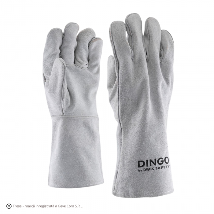 DINGO, Mănuși de sudură din piele șpalț de bovină, lungime 35 cm [1]