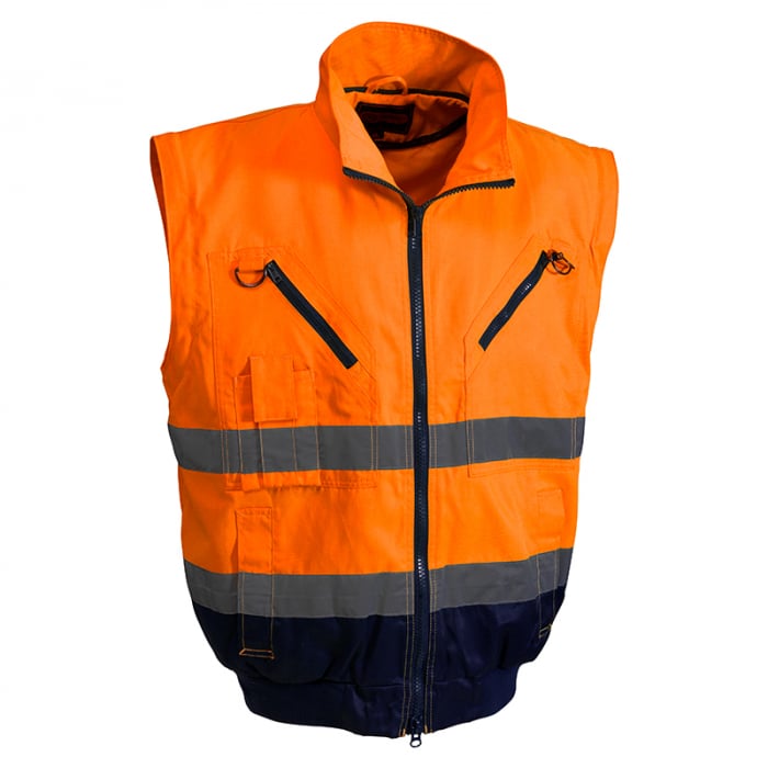 DISCOVER, Jachetă HI-VIS de iarnă tip Pilot, 3 in 1, multifuncțională din tercot, căptușeală termică 290 g/mp [8]