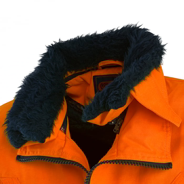 DISCOVER, Jachetă HI-VIS de iarnă tip Pilot, 3 in 1, multifuncțională din tercot, căptușeală termică 290 g/mp [11]