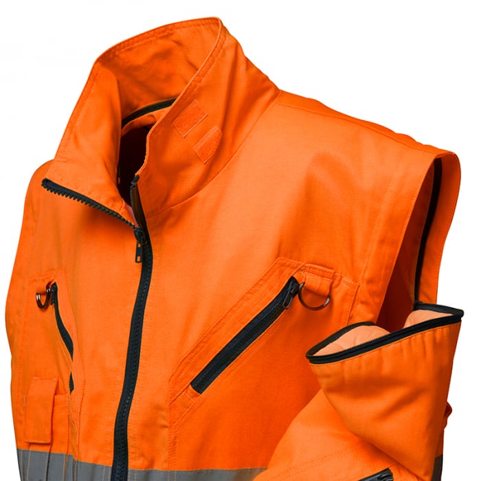 DISCOVER, Jachetă HI-VIS de iarnă tip Pilot, 3 in 1, multifuncțională din tercot, căptușeală termică 290 g/mp [9]