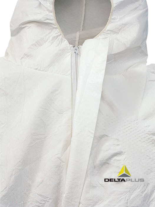 DT117, Combinezon de protecție chimică și biologică de unică folosință Tip 5-B și Tip 6-B din material SMS microporos laminat, 63 g/mp [5]