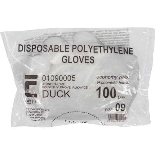 DUCK, Mănuși de unică folosință din polietilenă [2]