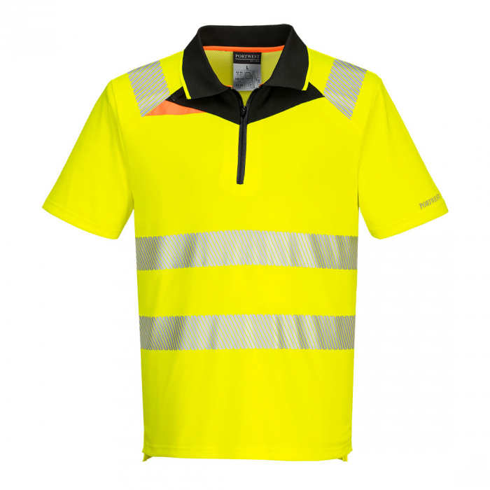 DX412 DX4, Tricou Polo S/S din poliester plasa [1]