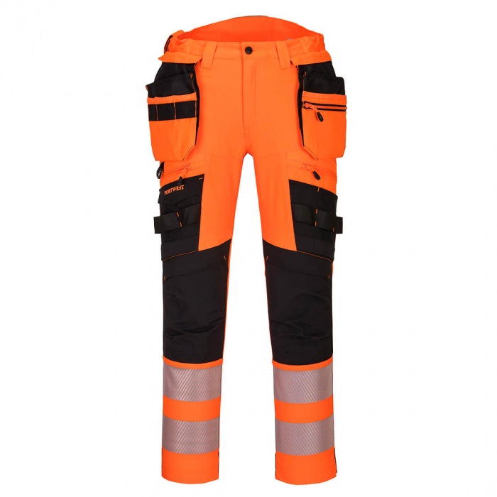 DX442, Pantaloni cu buzunare Holster HI-VIS din Titanmill Ultra Ripstop Stretch, 92% poliester, 8% elastan, 240 g/mp [4]