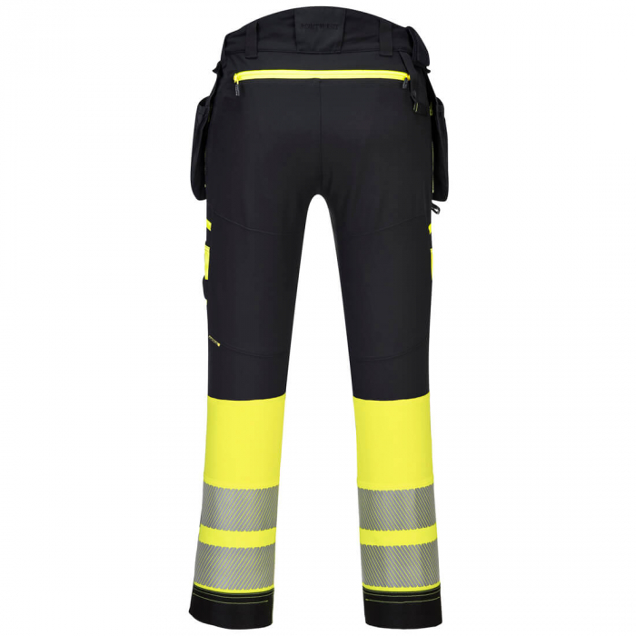 DX445, Pantaloni în talie HI-VIS din Titanmill Ultra Ripstop Stretch, 93% poliester, 7% elastan, 245 g/mp [2]