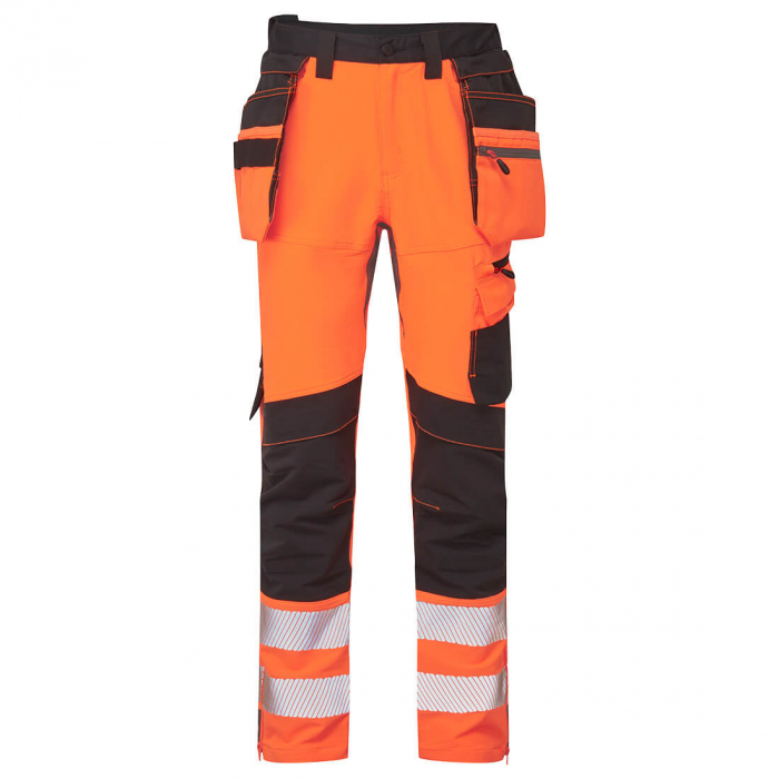 DX454, Pantaloni în talie HI-VIS, cu buzunare Holster detașabile, din poliester și elastan, 235 g/mp [1]