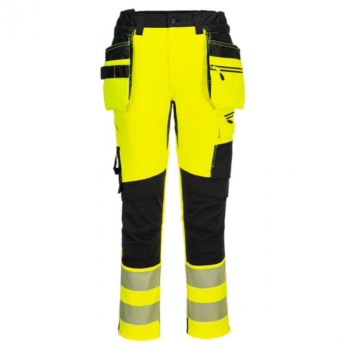 DX454, Pantaloni în talie HI-VIS, cu buzunare Holster detașabile, din poliester și elastan, 235 g/mp [4]
