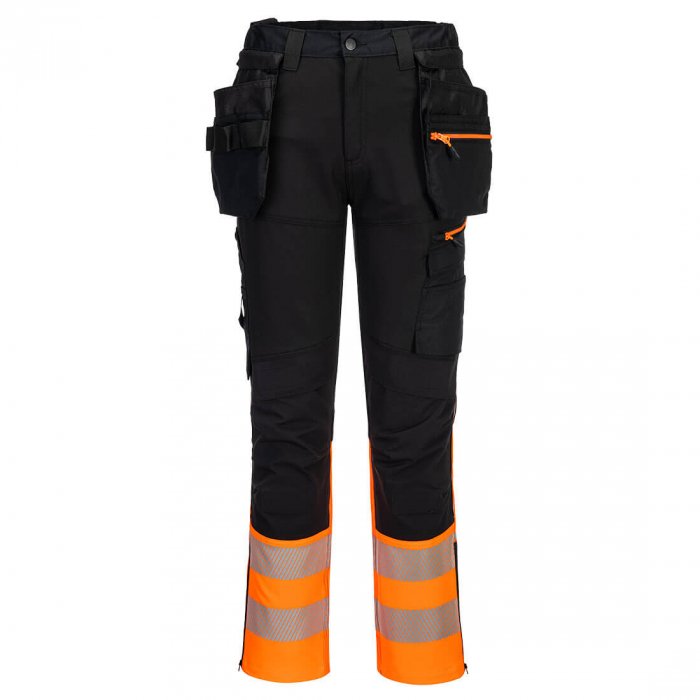 DX457, Pantaloni HI-VIS din Titanmill Ultra Ripstop Stretch, 93% poliester, 7% elastan, 270 g/mp [4]