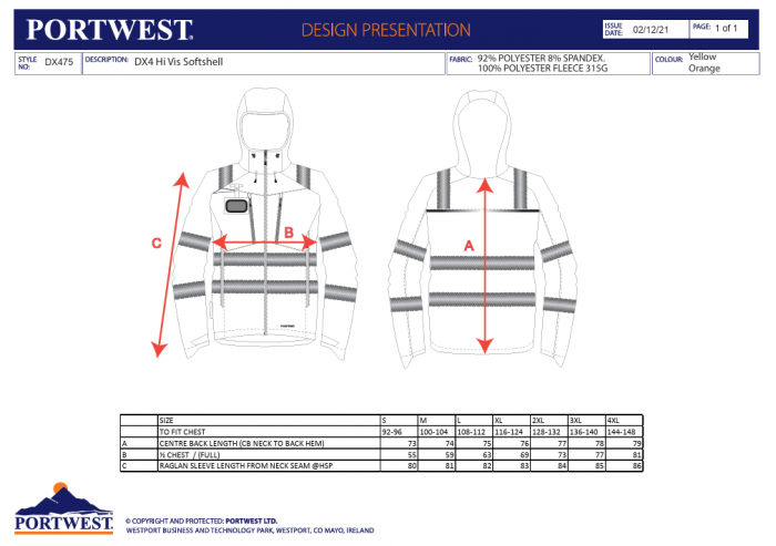 DX475 SOFTSHELL, Jacheta din poliester si elastan [2]