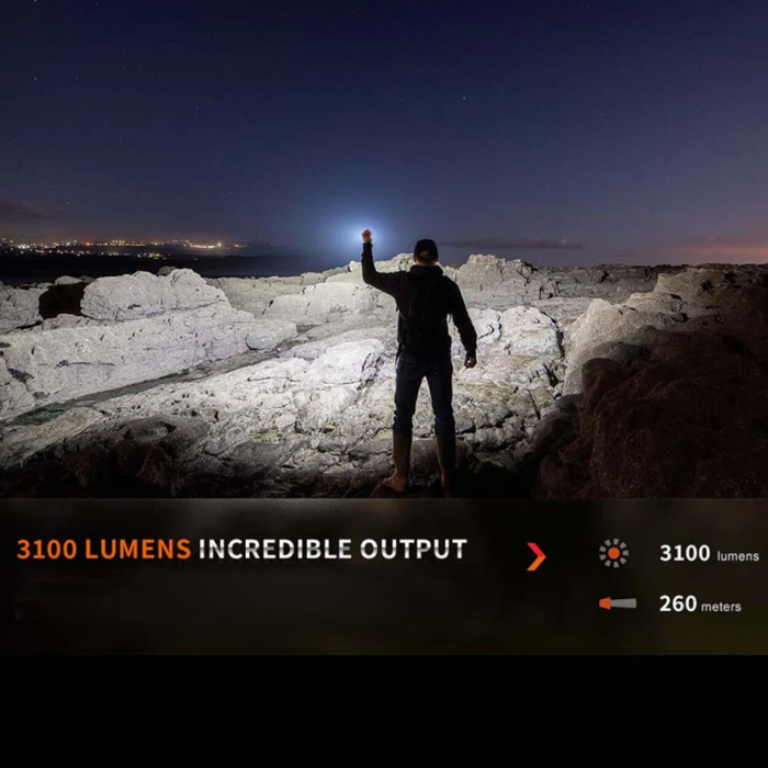 E35R, Lanternă compactă reîncărcabilă, 3100 lumeni [6]