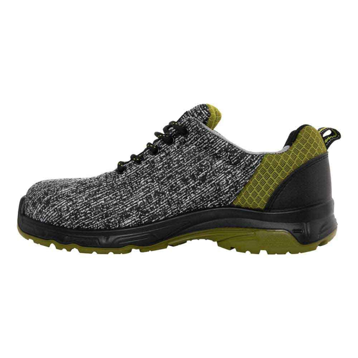 ECO GREY S1P SRC, FO Pantofi de protecție din material textil, bombeu compozit non-metalic, lamelă antiperforație, talpă antiderapantă [3]