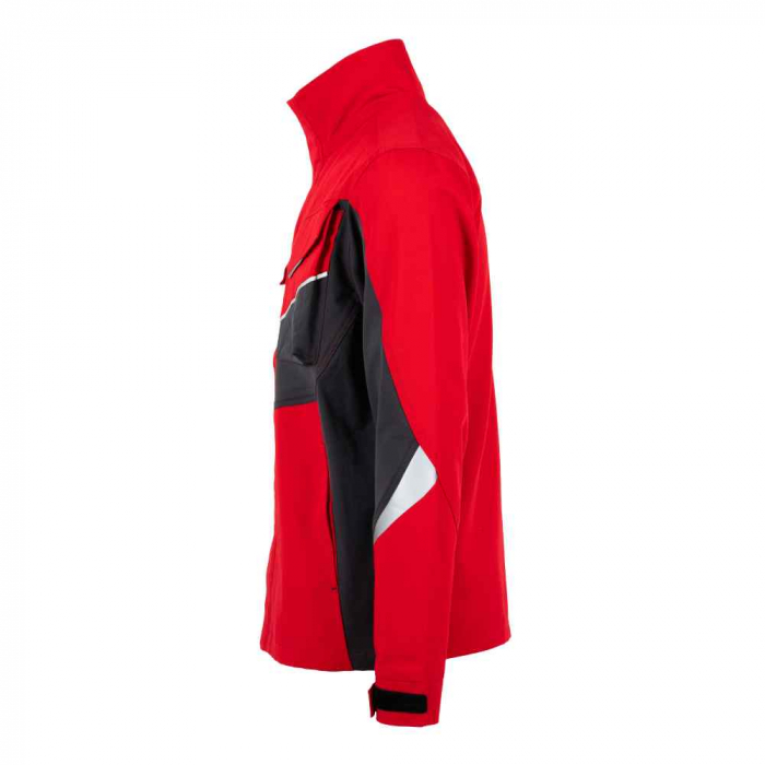 ELASTICO-LISCIA, Jachetă strech din tercot și material contrast cu spandex, 240 g/mp [3]