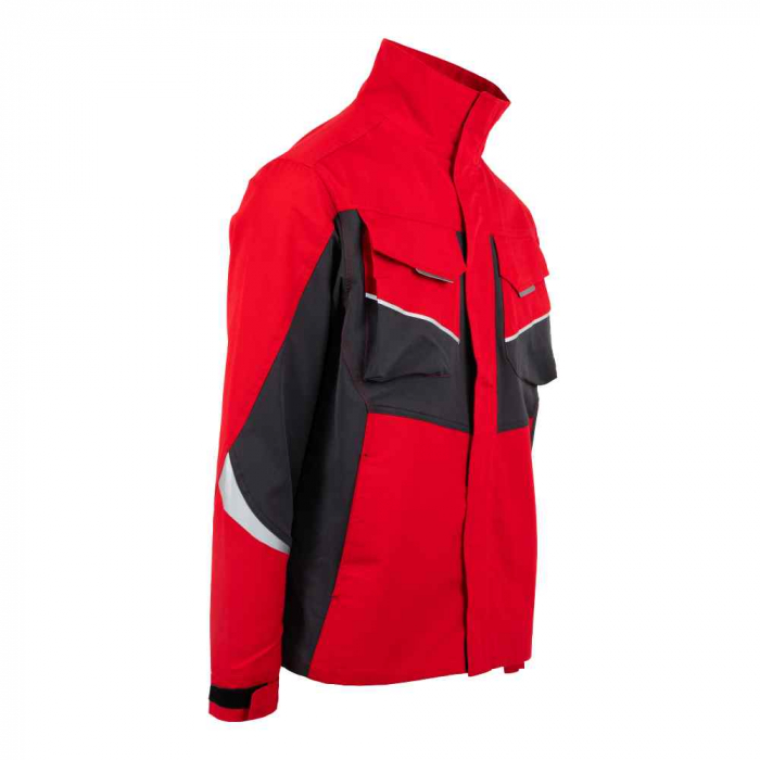 ELASTICO-LISCIA, Jachetă strech din tercot și material contrast cu spandex, 240 g/mp [4]