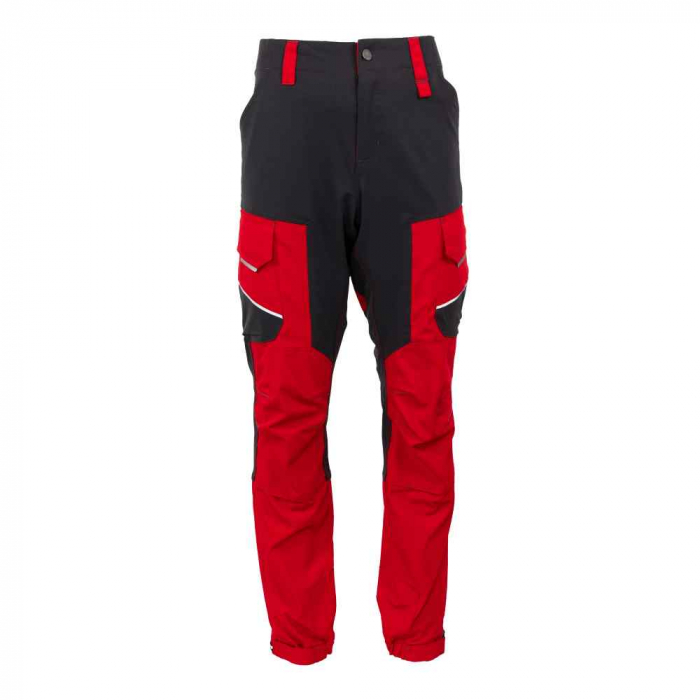 ELASTICO-LISCIA, Pantaloni în talie strech din tercot și material contrast cu spandex, 240 g/mp [8]