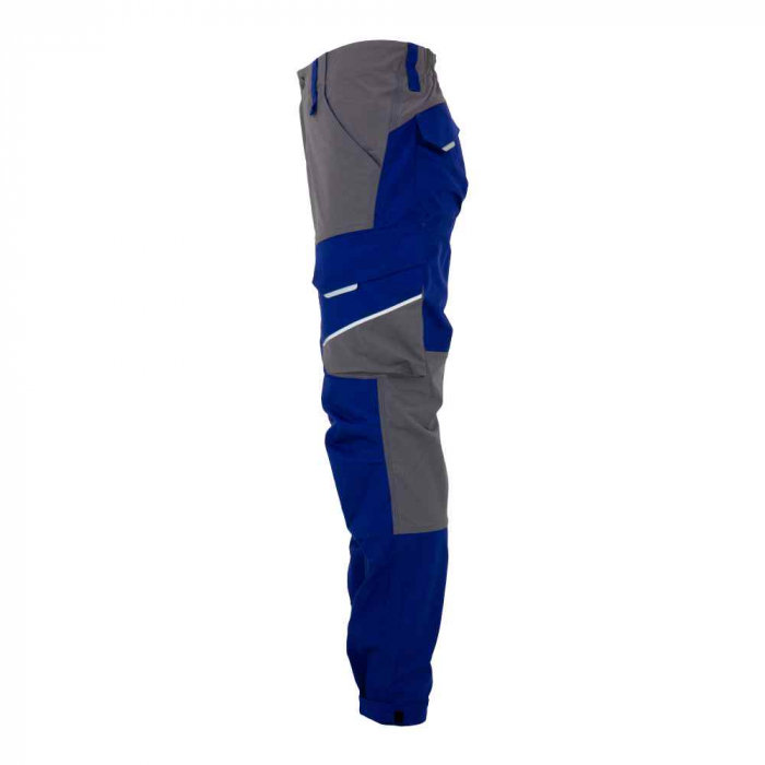 ELASTICO-LISCIA, Pantaloni în talie strech din tercot și material contrast cu spandex, 240 g/mp [3]