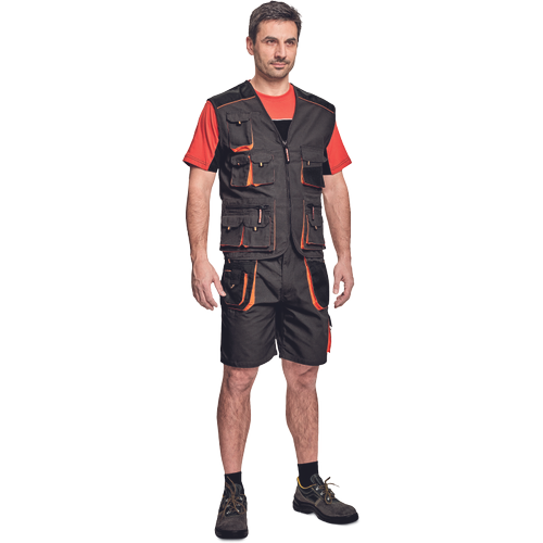 EMERTON, Vestă de lucru cu întărituri 600D din poliester, 270 g/mp [2]