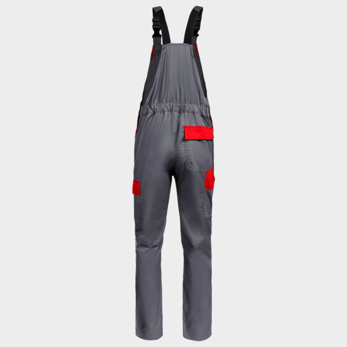 EOS STRETCH, Pantaloni cu pieptar din bumbac cu poliester, 210 g/mp, cu benzi reflectorizante [3]