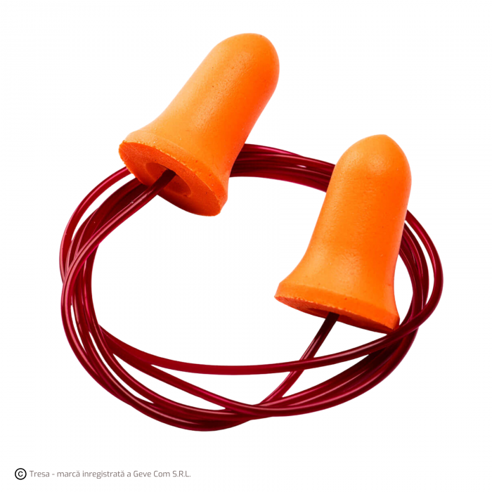 EP09, Antifoane interne cu șnur, de unică folosință, din spumă poliuretan, 37 dB [Cutie 200 de bucăți] [1]