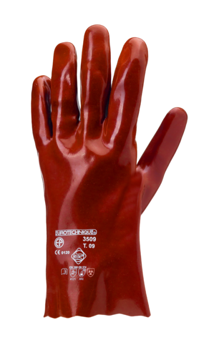 Eurochem 3510 Manusi De Protectie Chimica Din Bumbac Imersate Complet In Pvc Lungime 27 Cm [7]
