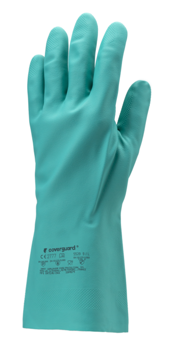 EUROCHEM N5530, Mănuși de protecție chimică din acrilonitril, lungime 33 cm, grosime 0,38 mm [8]