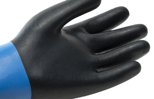 EUROCHEM NE530, Mănuși de protecție din poliester și bumbac, acoperite integral cu neopren, lungime 35 cm, grosime 0,9 mm [6]