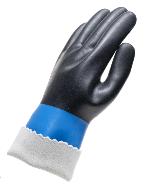 EUROCHEM NE530, Mănuși de protecție din poliester și bumbac, acoperite integral cu neopren, lungime 35 cm, grosime 0,9 mm [4]