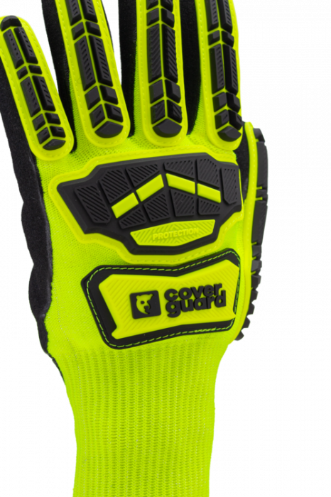 EUROCUT IMPACT 100, Mănuși de protecție din HDPE, imersate în nitril negru, lungime: ~25 cm [4]