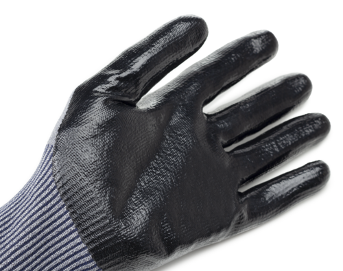 EUROCUT N313, Mănuși de protecție din HDPE, poliamidă și elastan, imersate în nitril neted, tricotate fără cusături [5]
