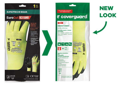 EUROCUT N318HV, Mănuși de protecție din HPPE și nailon, imersate în nitril microspongios [4]