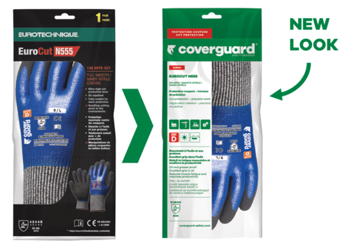 EUROCUT N555, Mănuși de protecție din HPPE și fibră de sticlă, imersate în nitril [6]